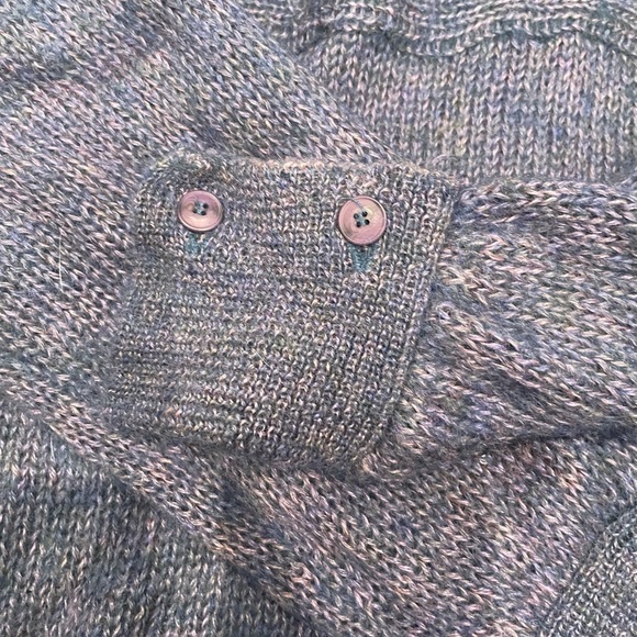 ⚜️vintage⚜️ collared sweater - Blue/Purple - S - Picture 4 of 4